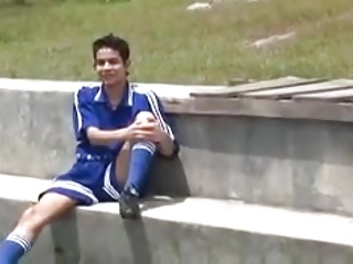 Latino Soccer Boy Fucking Bare Outdoor